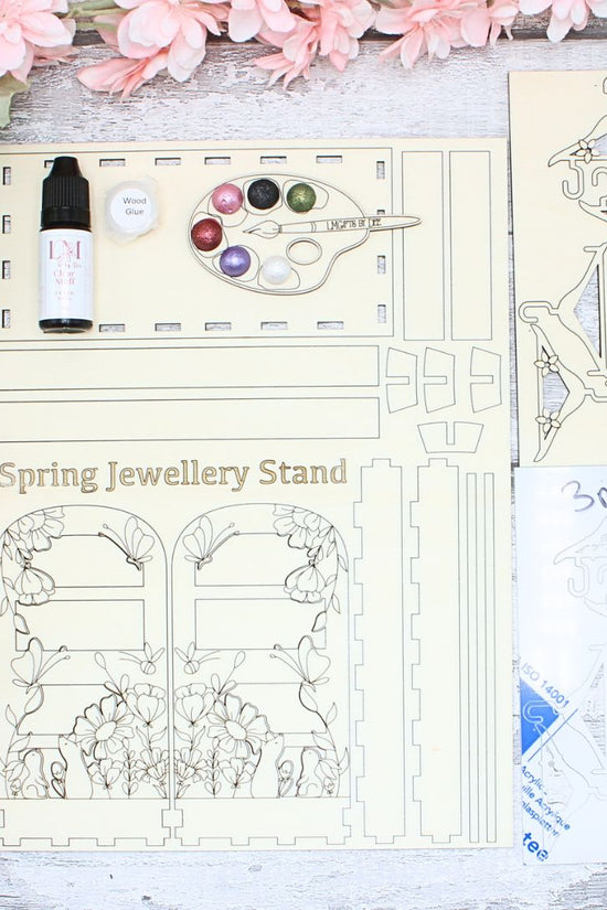 Jewellery Stand Craft Kit - Meadow Design