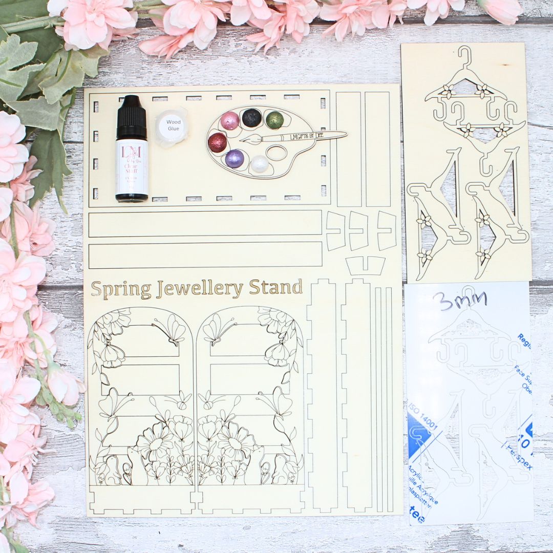 Jewellery Stand Craft Kit - Meadow Design