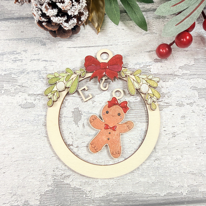 Christmas Dangle Bauble - Gingy