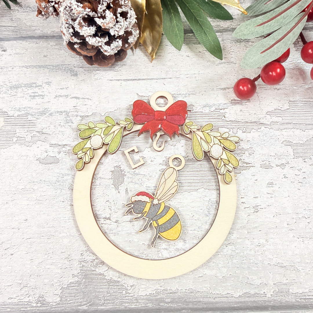 Christmas Dangle Bauble - Bee