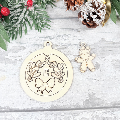 Christmas Dangle Bauble - Gingy