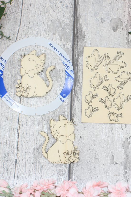 Kitty Summer Windchime Elements