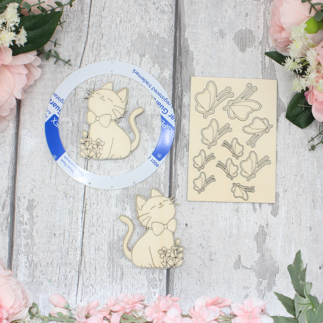 Kitty Summer Windchime Elements