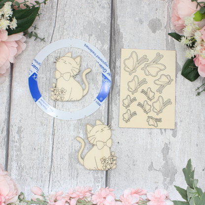 Kitty Summer Windchime Elements