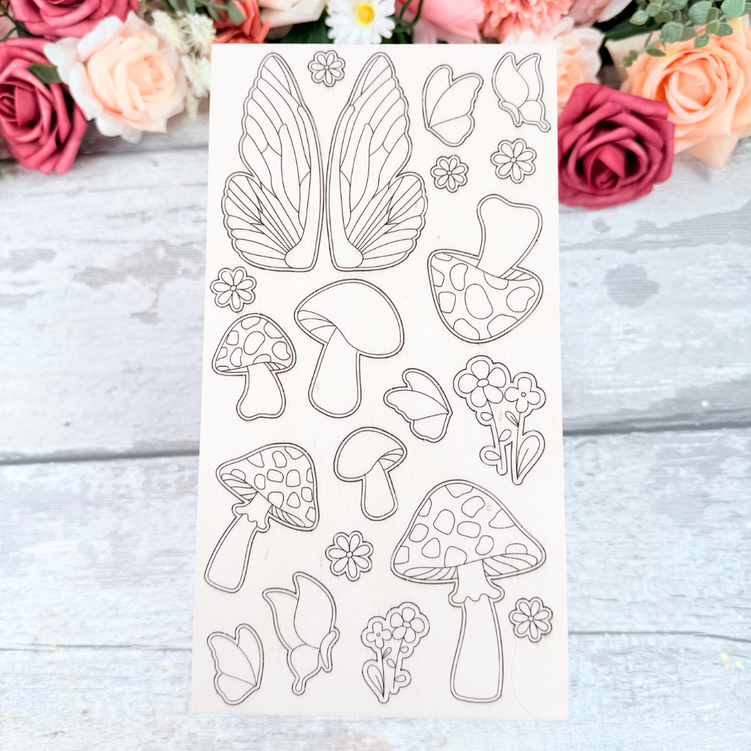 Fairy Wings Pop-Out Sheet