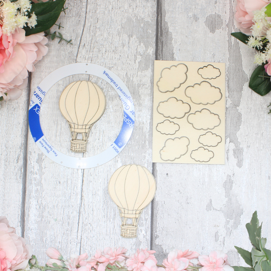 Hot Air Balloon Windchime Elements