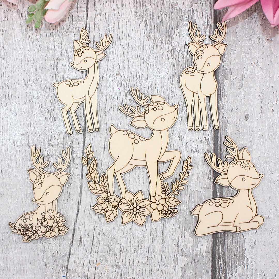 Adorable Deer Elements Set