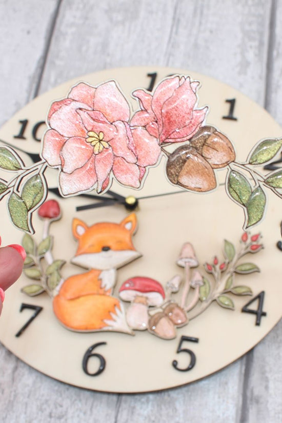 Autumn Foxi Clock Craft Kit