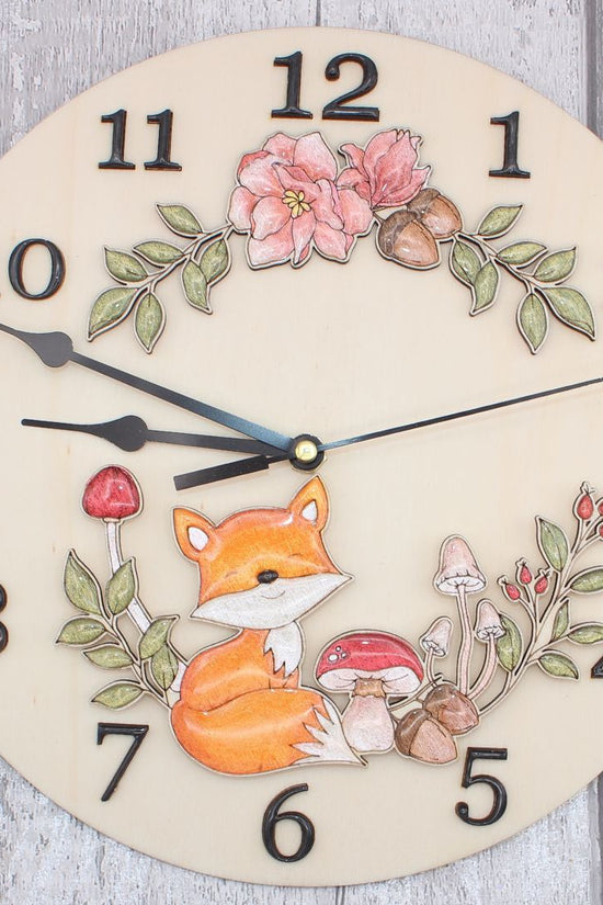 Autumn Foxi Clock Craft Kit
