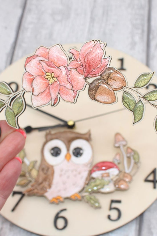 Autumn Owl Clock Craft Kit