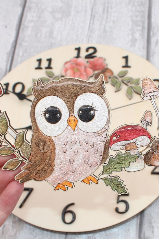 Autumn Owl Clock Craft Kit