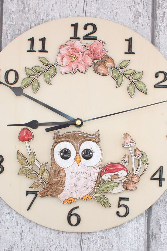 Autumn Owl Clock Craft Kit