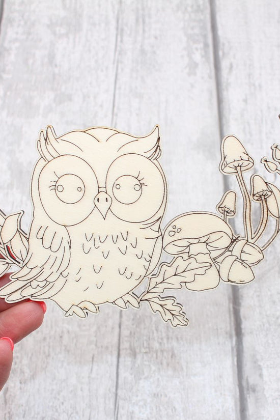 Owl Clock Face