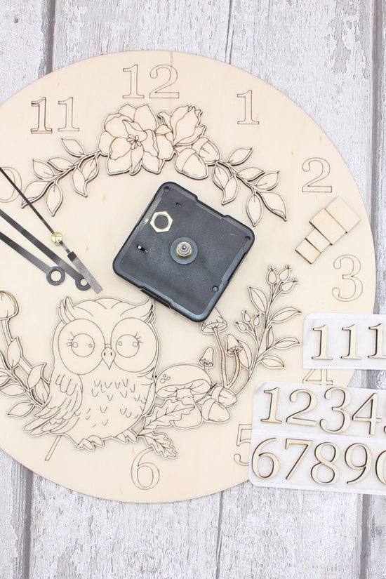 Owl Clock Face