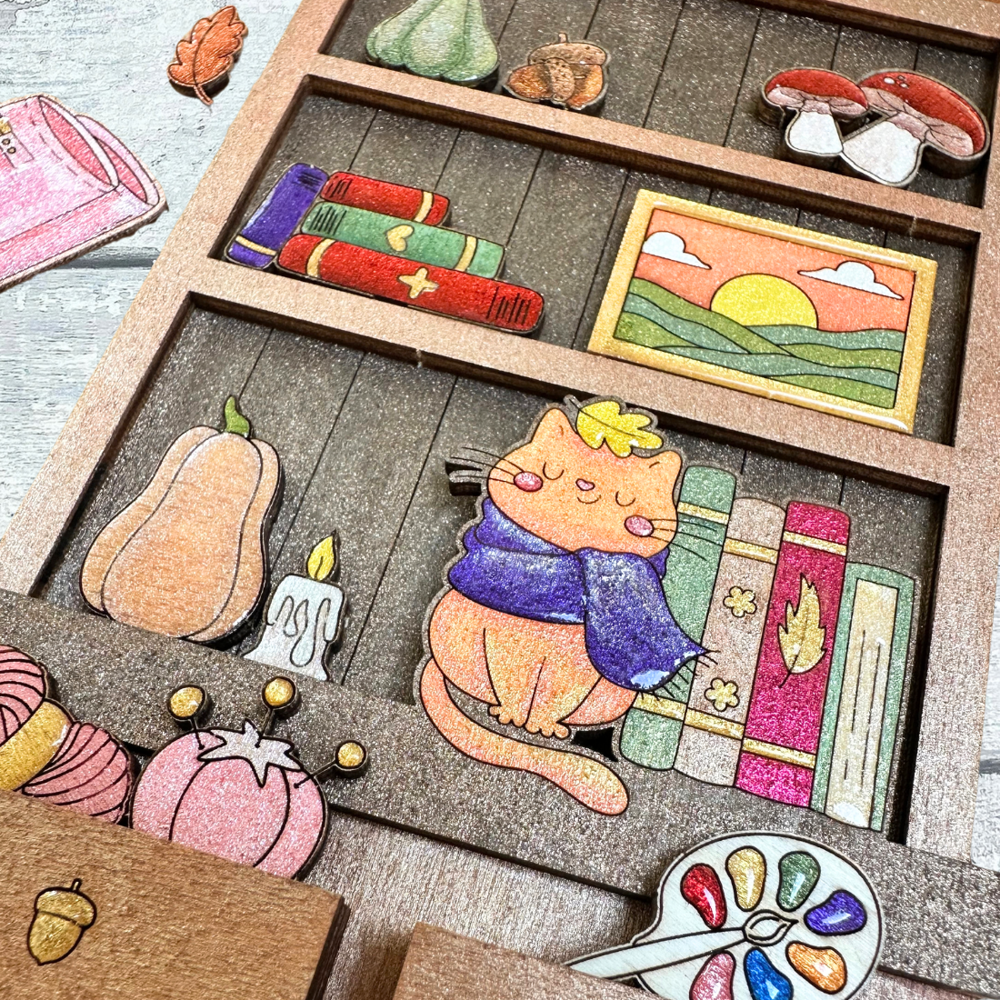 Autumn Joys Shelf Sitter