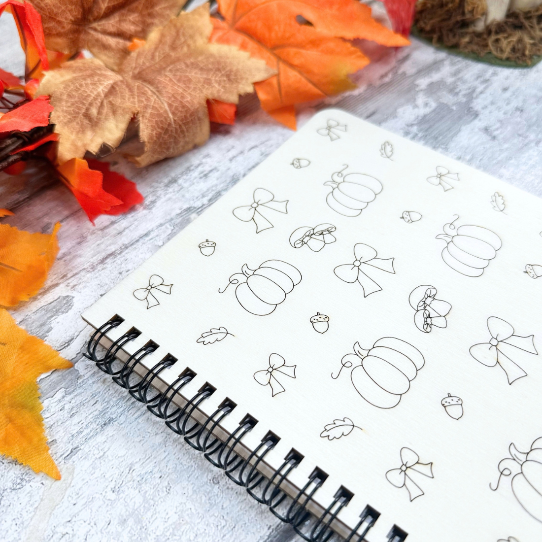 Autumn Bows Notebook