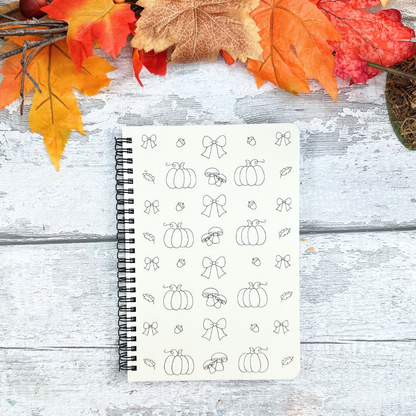Autumn Bows Notebook