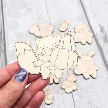 Autumn Woodland Animals  - 13 Pieces