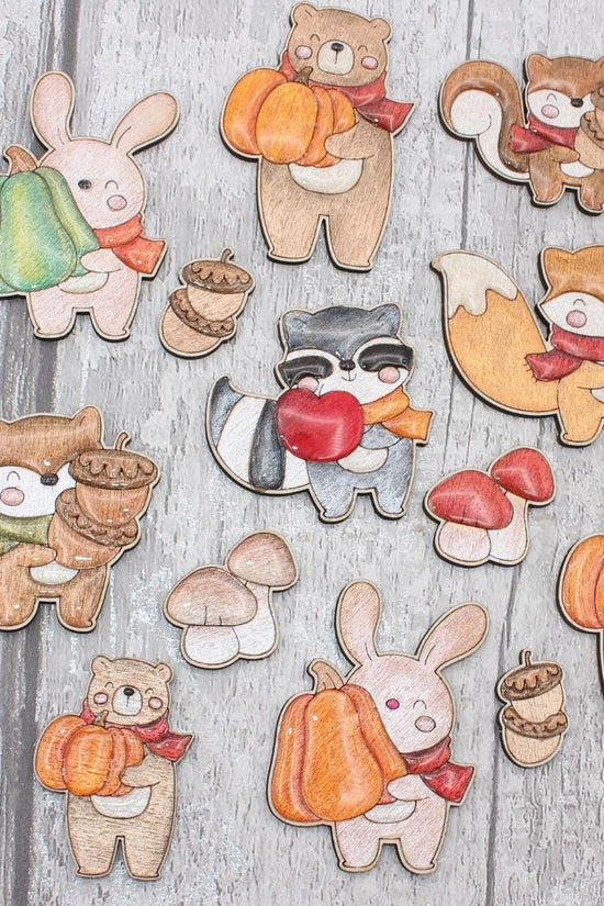 Autumn Woodland Animals  - 13 Pieces