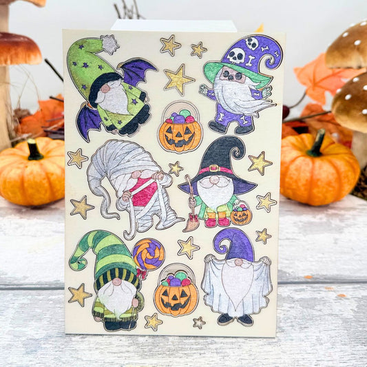 Halloween Gnome Set – A5 Sheet