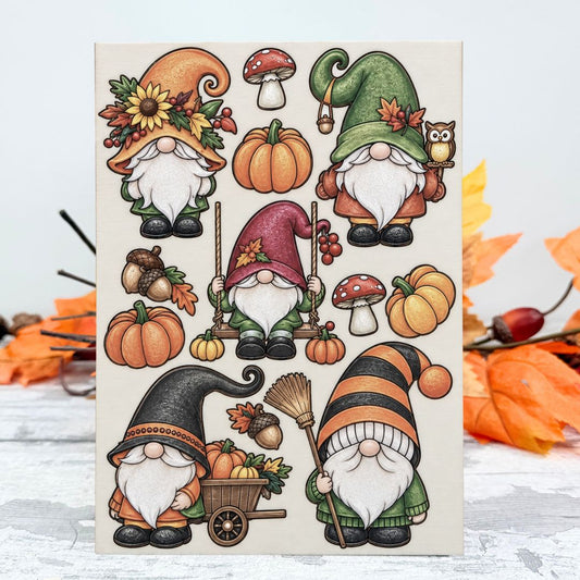 Autumn Gnome Set – A5 Sheet
