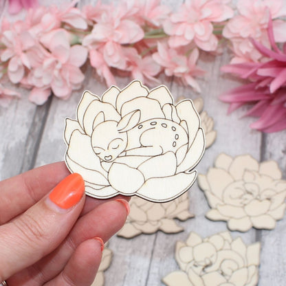 Baby Animals in Petals