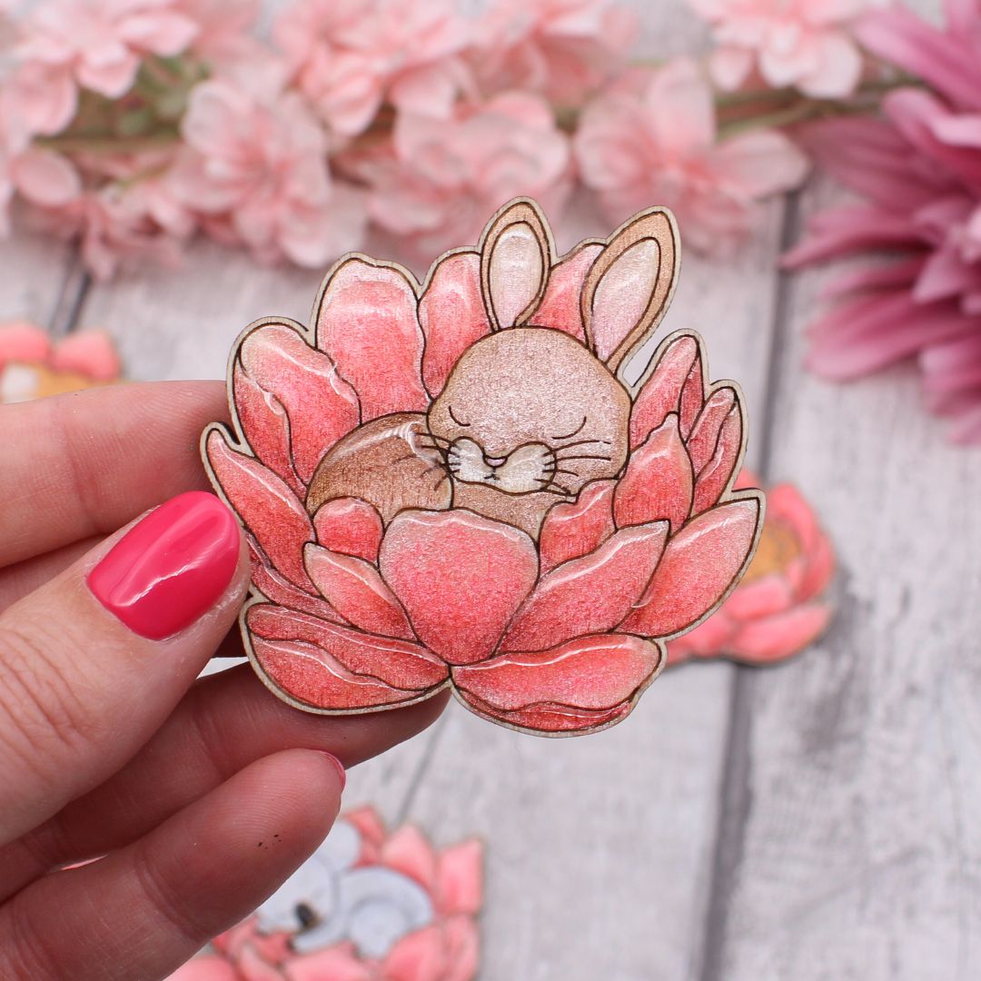 Baby Animals in Petals