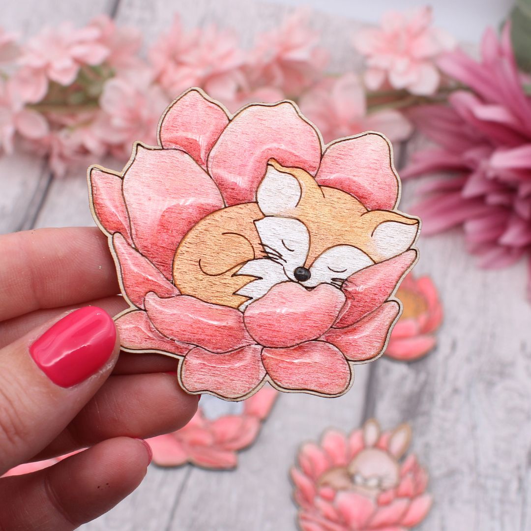 Baby Animals in Petals