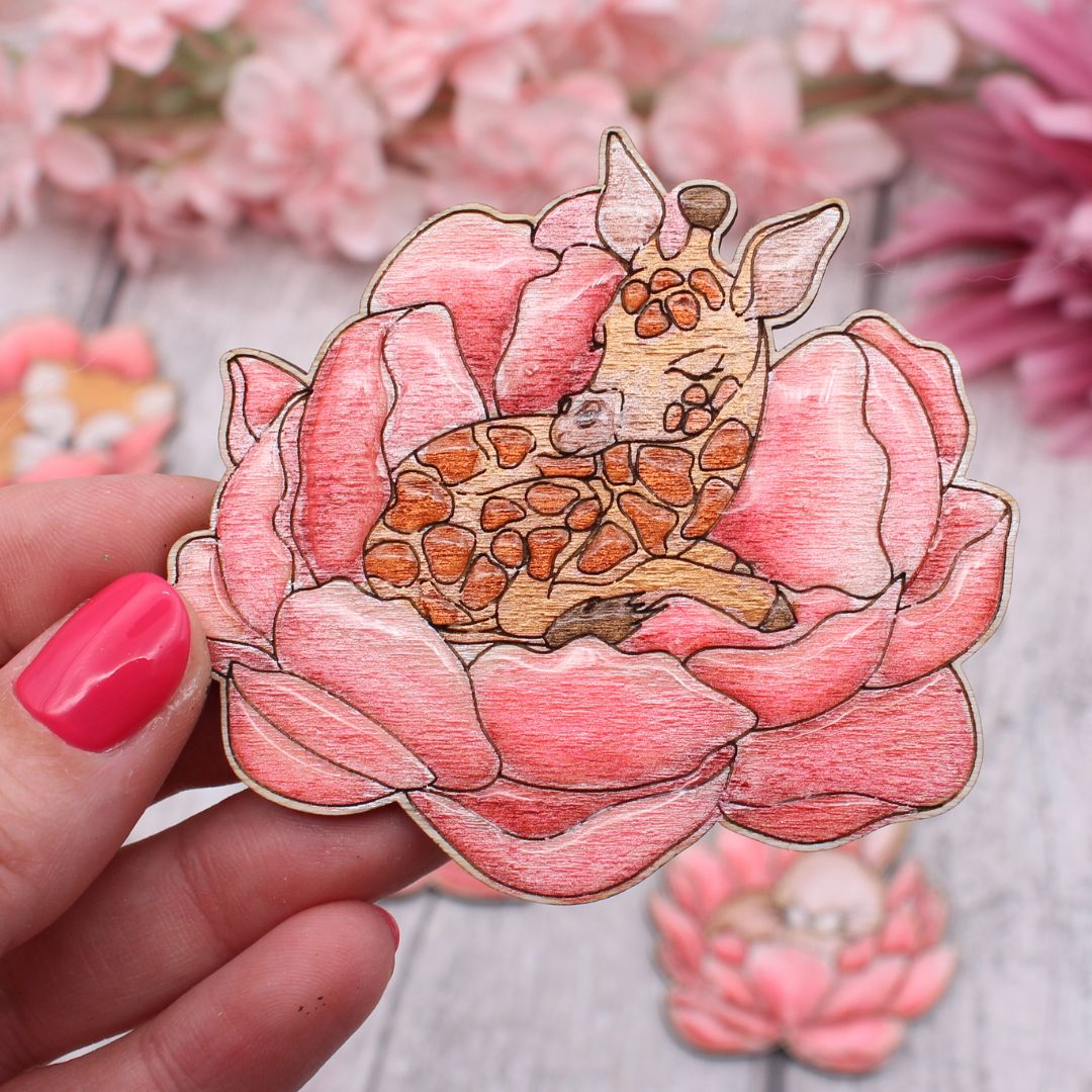 Baby Animals in Petals