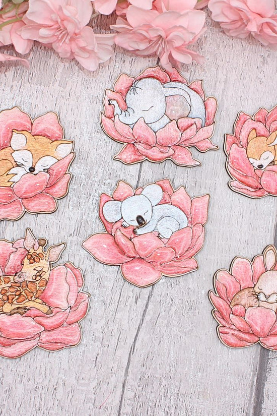 Baby Animals in Petals