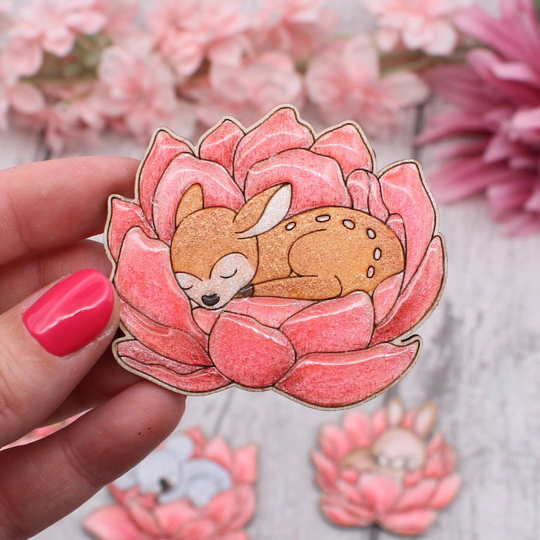 Baby Animals in Petals