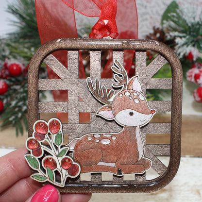 Basket Baubles with Characters