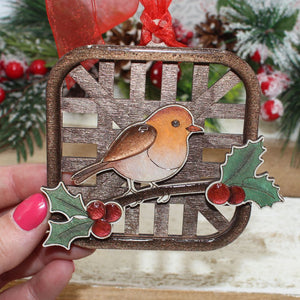 Basket Baubles with Characters