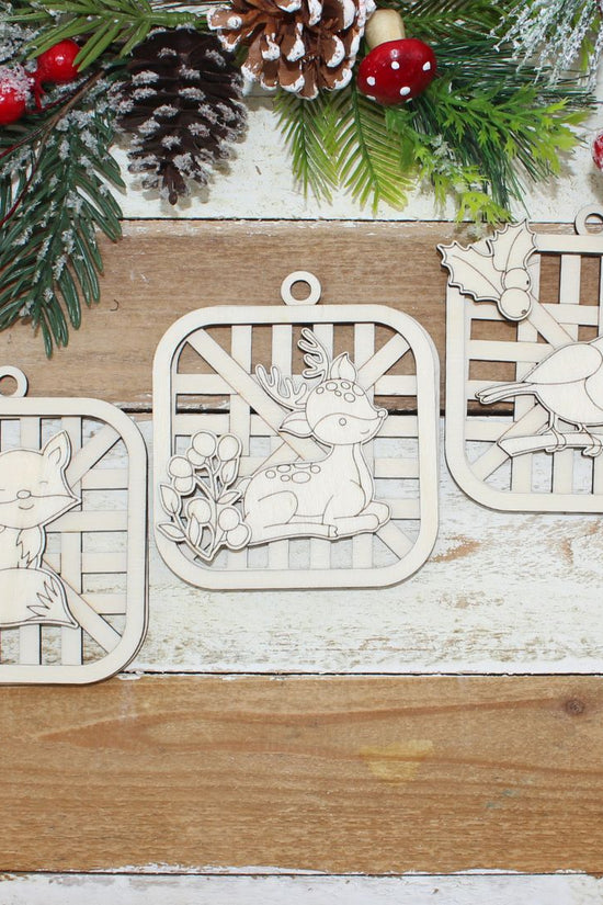 Basket Baubles with Characters