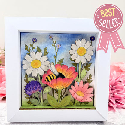 Bee in Bloom Frame Scene