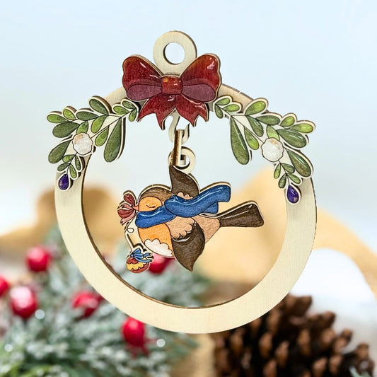 Christmas Dangle Bauble - Birdie