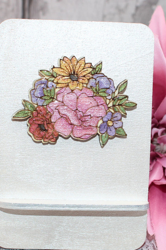 Bee Floral Brooch Set - Spring Accessories for Your Style