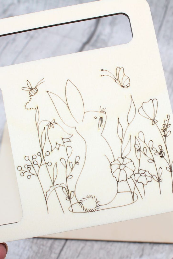 Bunny in the Meadow Notepad Holder
