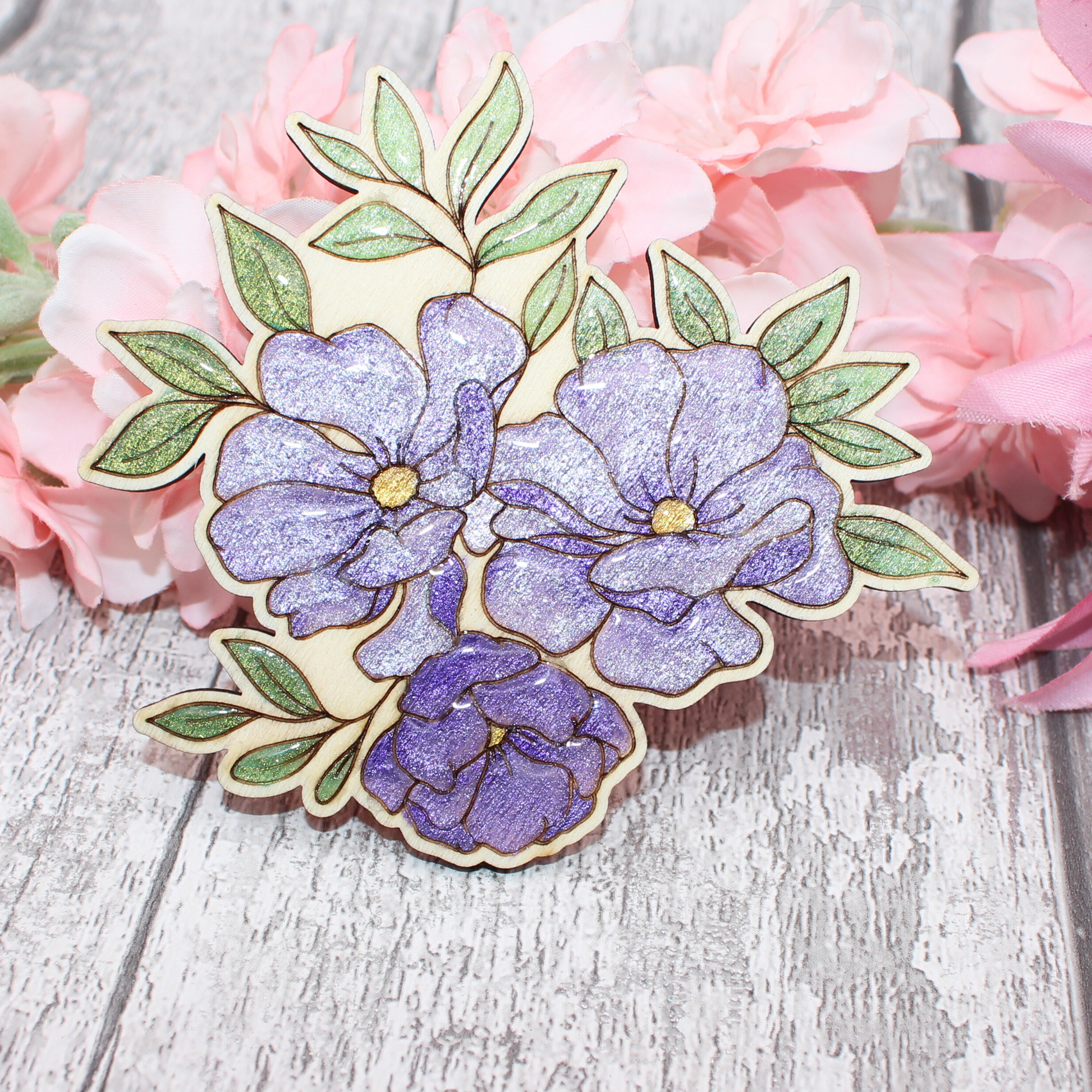 Floral Butterfly girl, Butterfly and hand floral and a beautiful bouquet of flowers