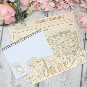 Desk Calendar - DIY