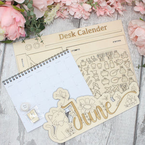 Desk Calendar - DIY