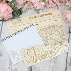 Desk Calendar - DIY