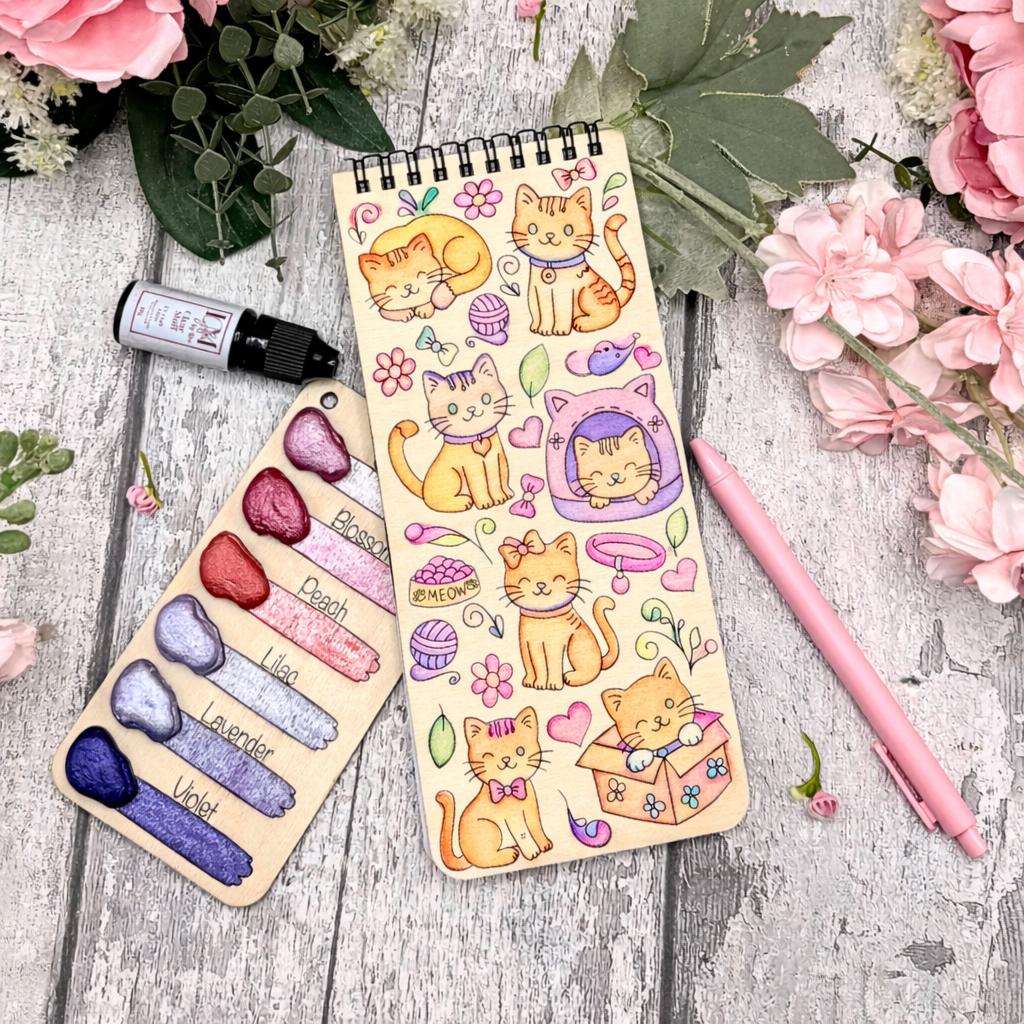 Purr-fect Plans To-Do List – Kitty Cat Wooden Cover