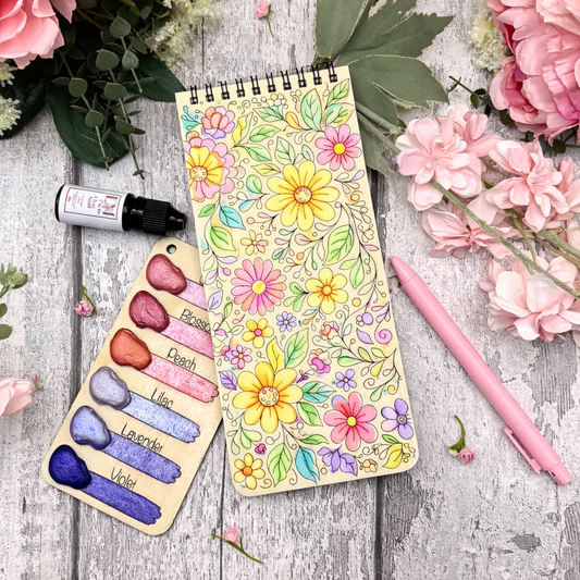 Floral Daydream To-Do List – Paintable Wooden Cover