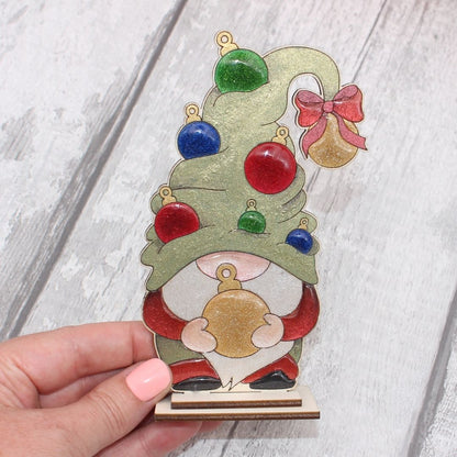 Christmas Standing Gnome Set