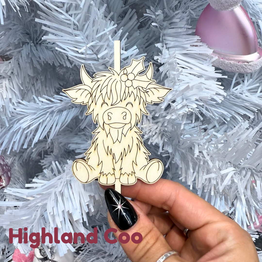 3D Christmas Baubles - Choose your Character!