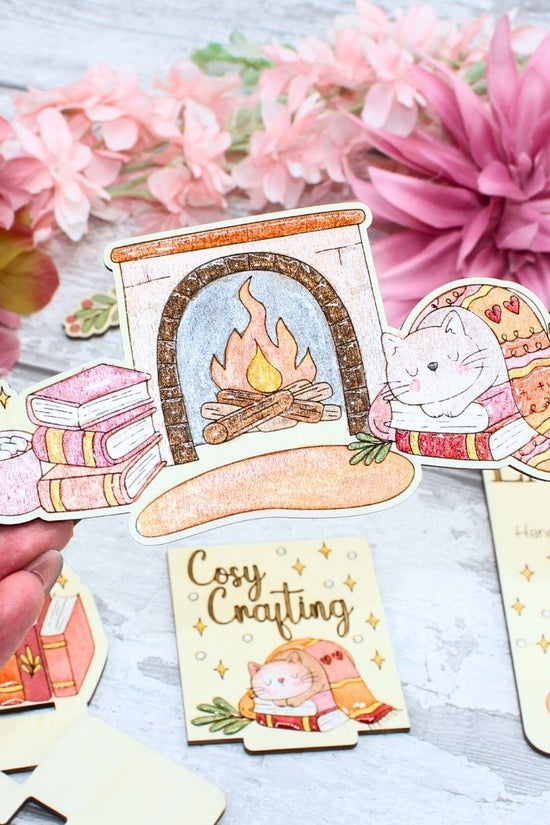 Cosy Kitty Clock Face Add on (clock not included)