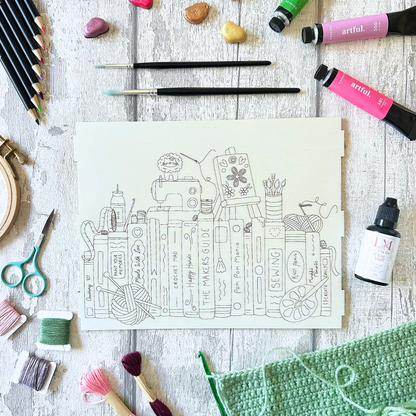 Craft Lover’s Book Holder