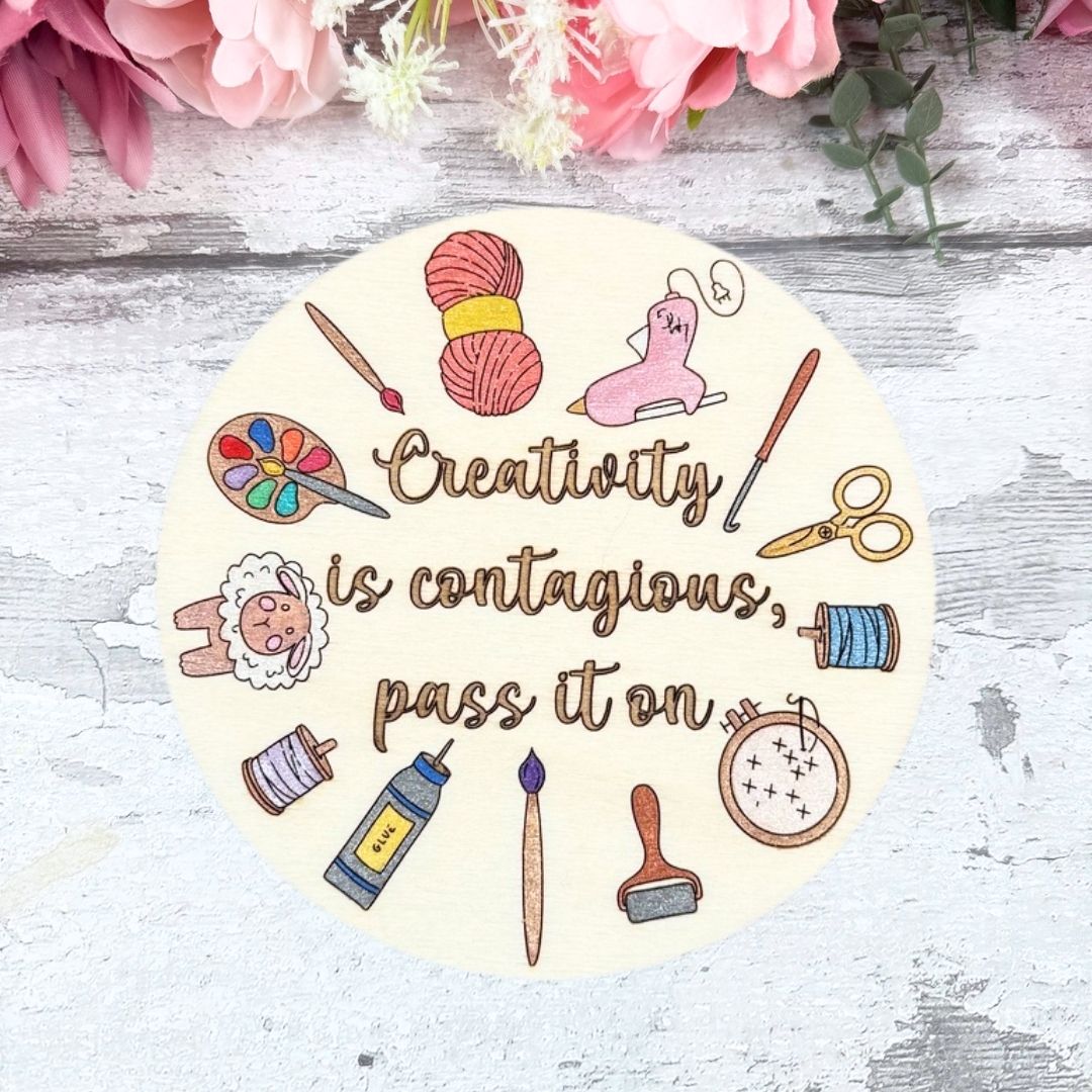 Creativity Is Contagious Coaster