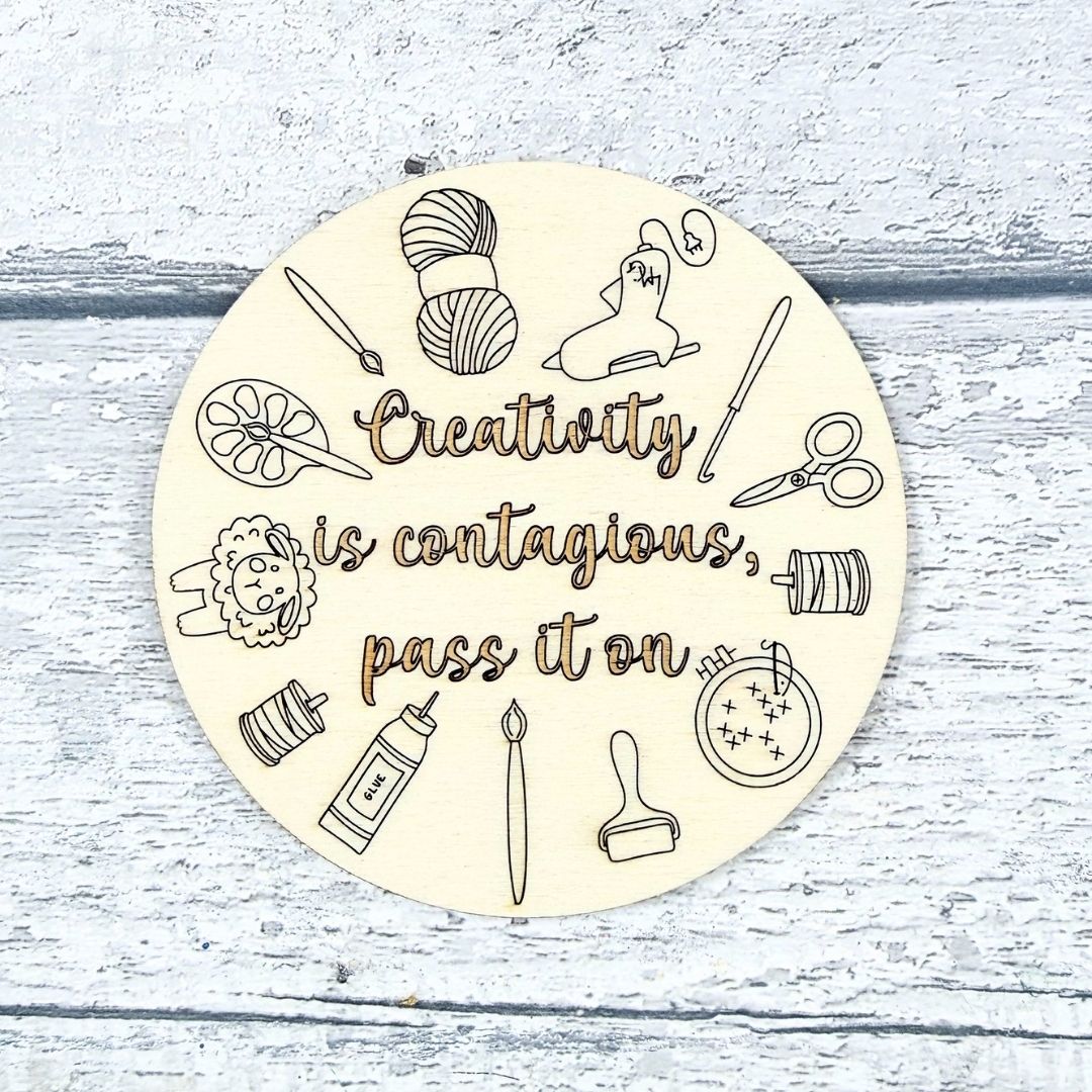 Creativity Is Contagious Coaster